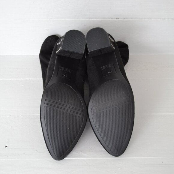 Simply Vera Vera Wang Dallas Studded Ankle Boots Booties Black Women's 7.5 NWB - Picture 9 of 10